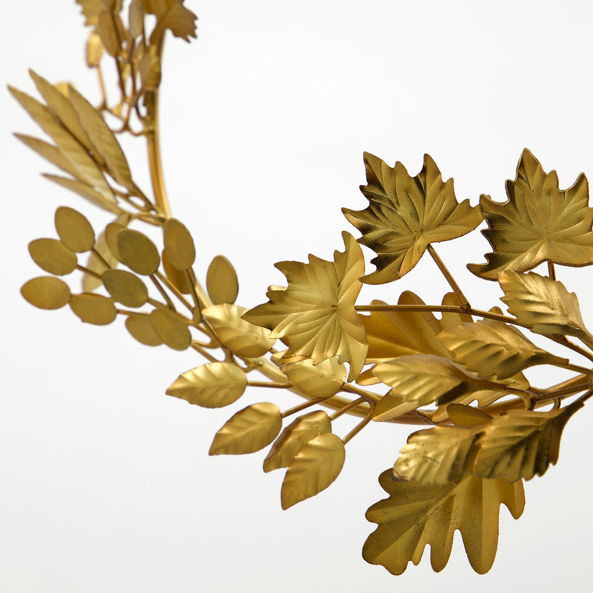 Weihnachtsdeko Kranz Mix - antique gold