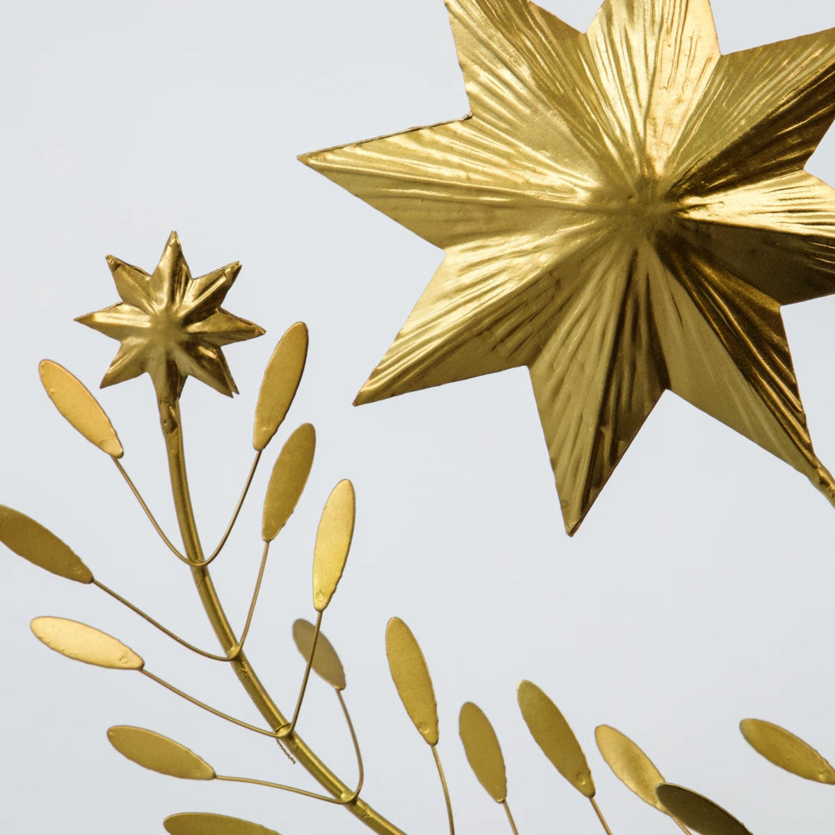 Weihnachtsbaumstern Clip - gold