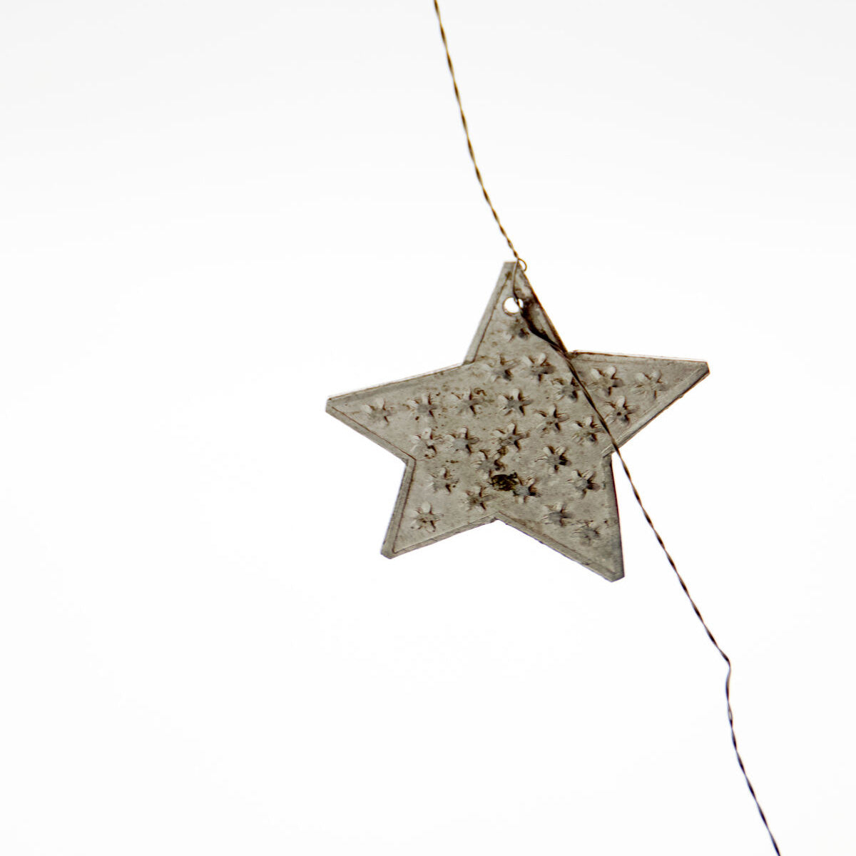 Girlande Stars - silber