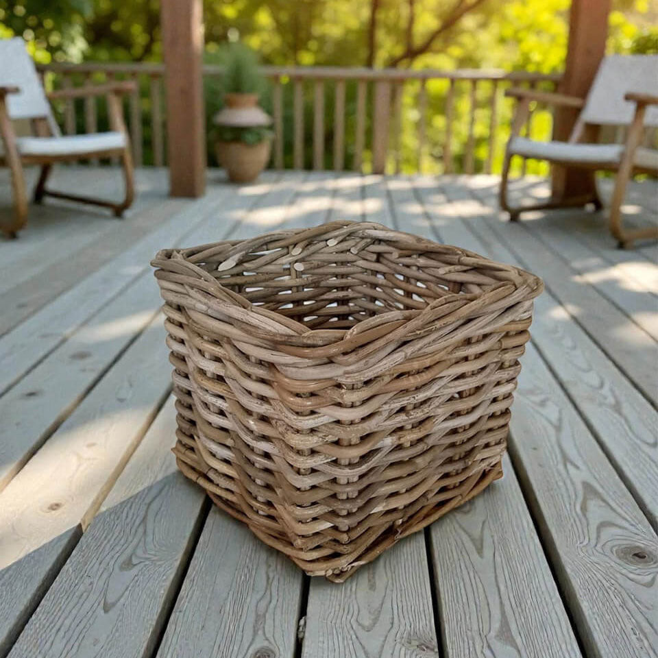 Rattan Korb Kubu - eckig