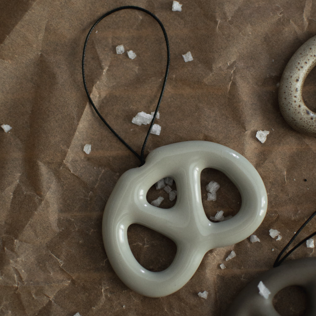 Weihnachtsdeko Anhänger Bretzel - shiny mole