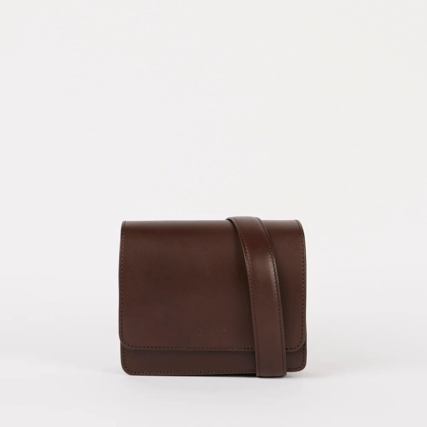 Audrey Mini Tasche - Leder Chocolate mit 2 Straps