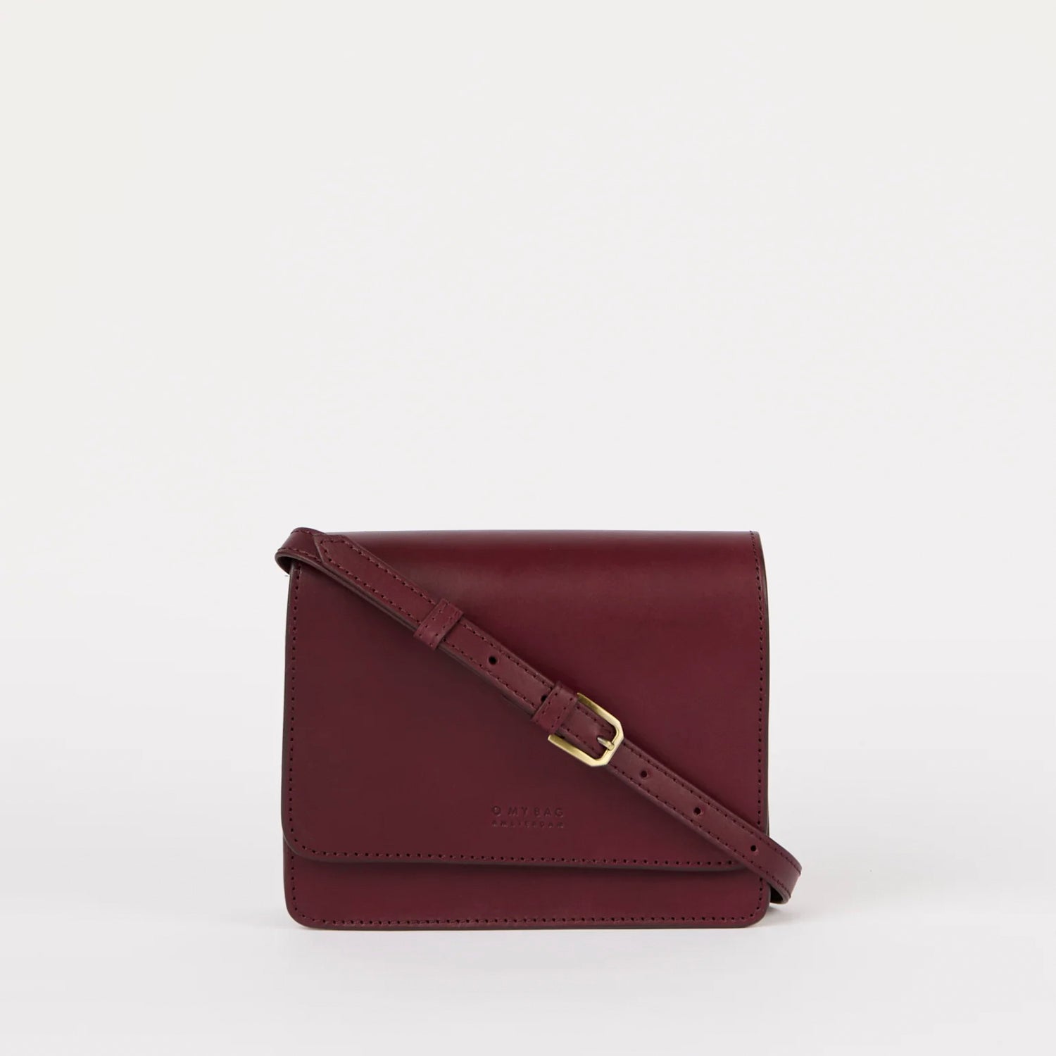 Audrey Mini Tasche - Leder Dark Cherry mit 2 Straps