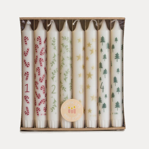 Stabkerzen 8er Set - Advent