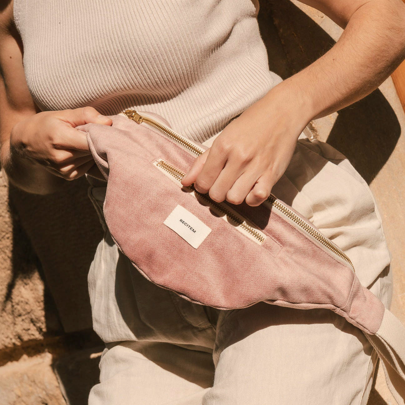 Flora Bauchtasche - altrosa