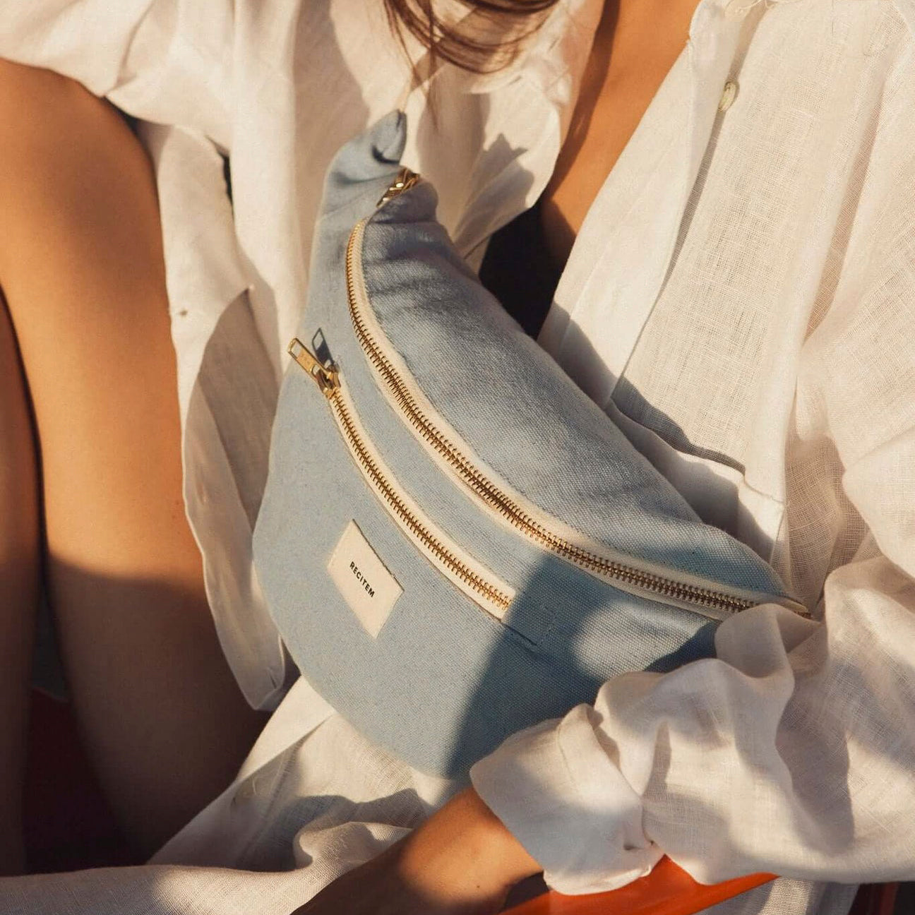 Bauchtasche Diego - hellblau