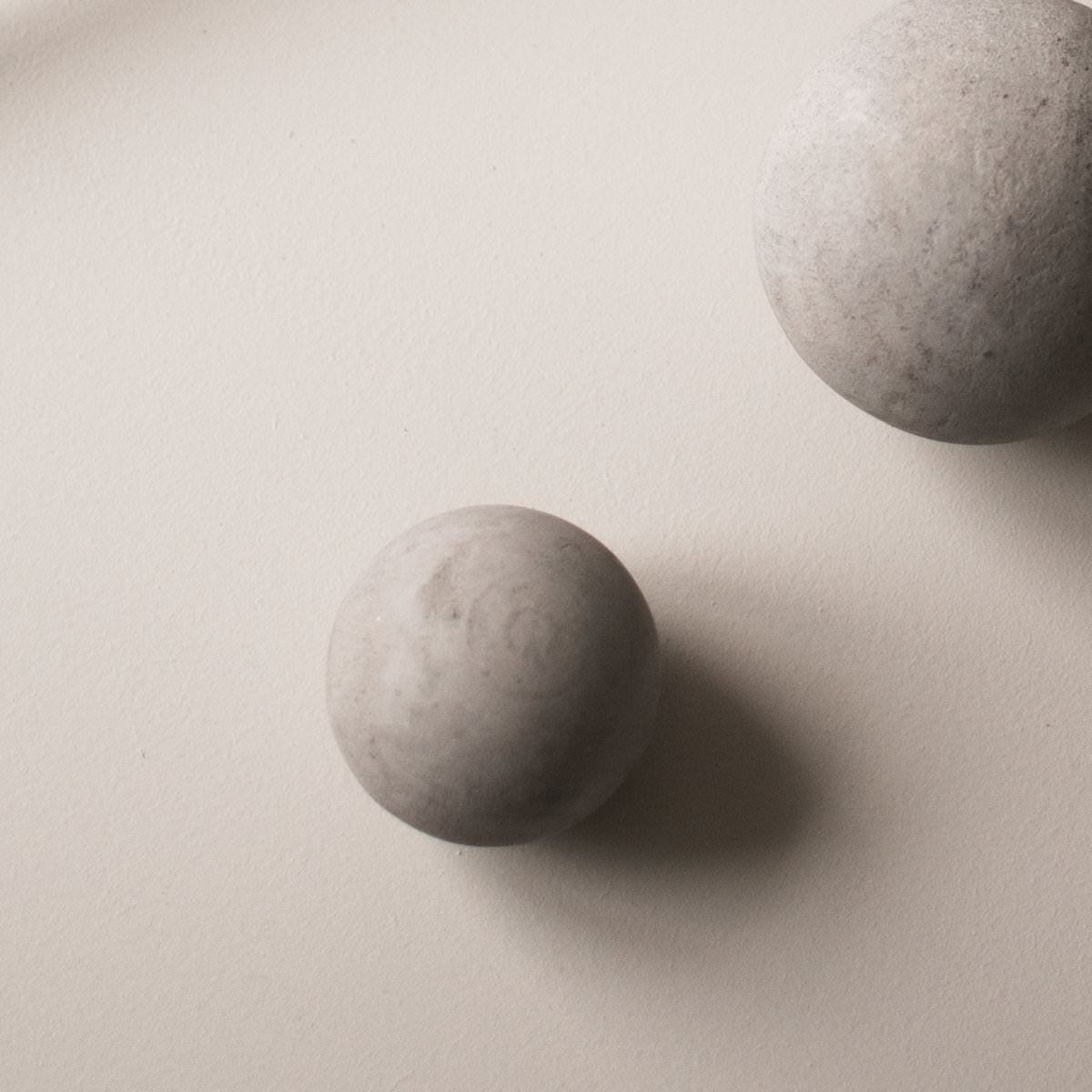 Betonkugel Deko Allium - grau
