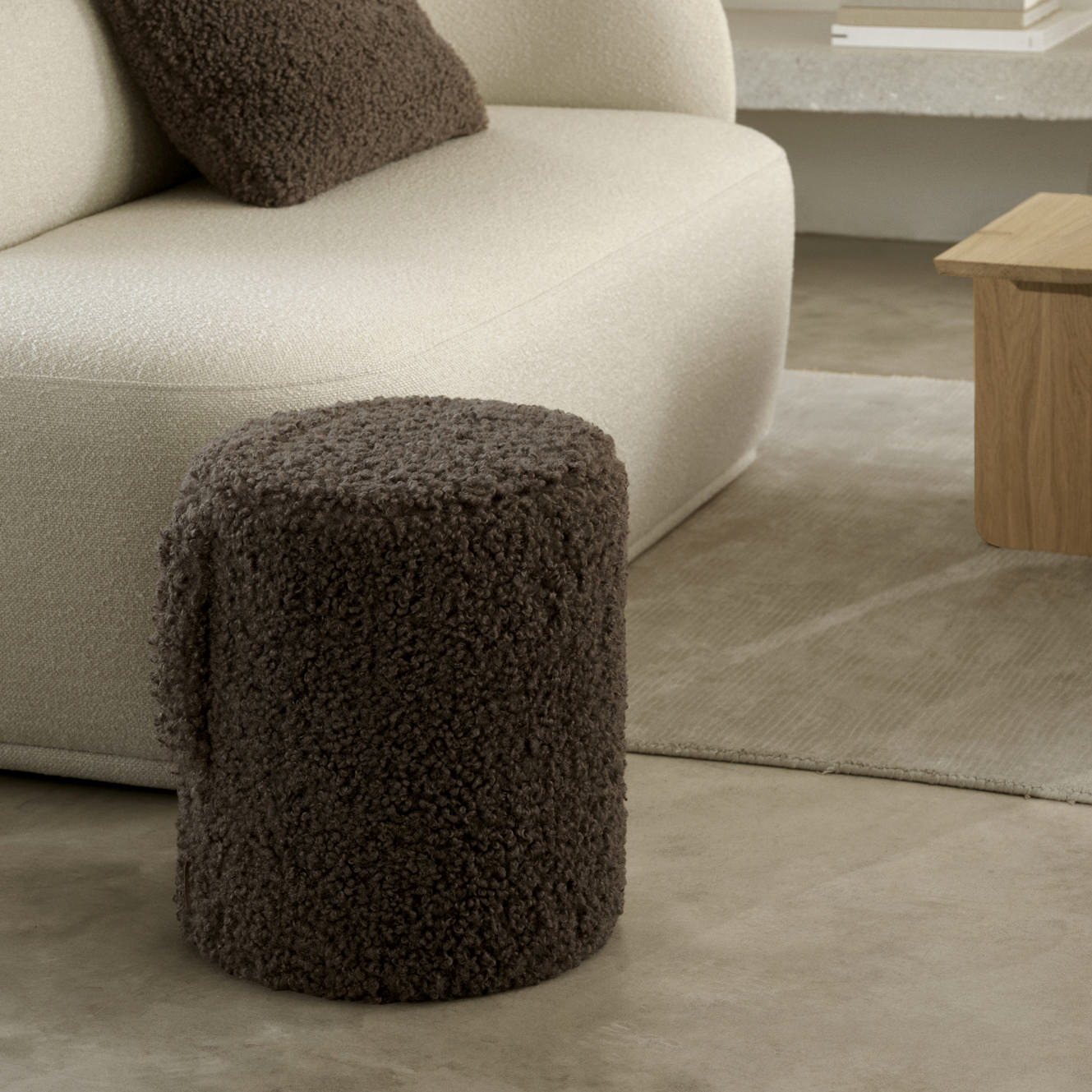 Hocker Teddy - Espresso