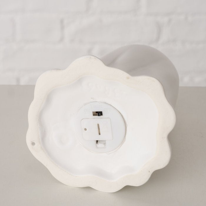 Gespenst Ghostie mit LED - weiß