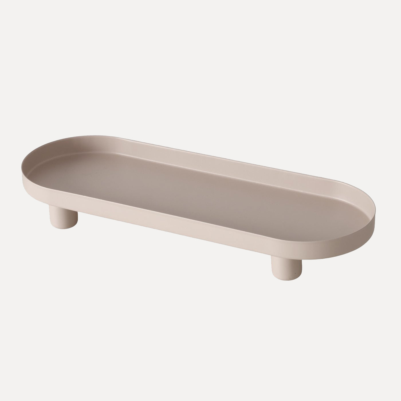 Tablett Manon mit Fuß - beige