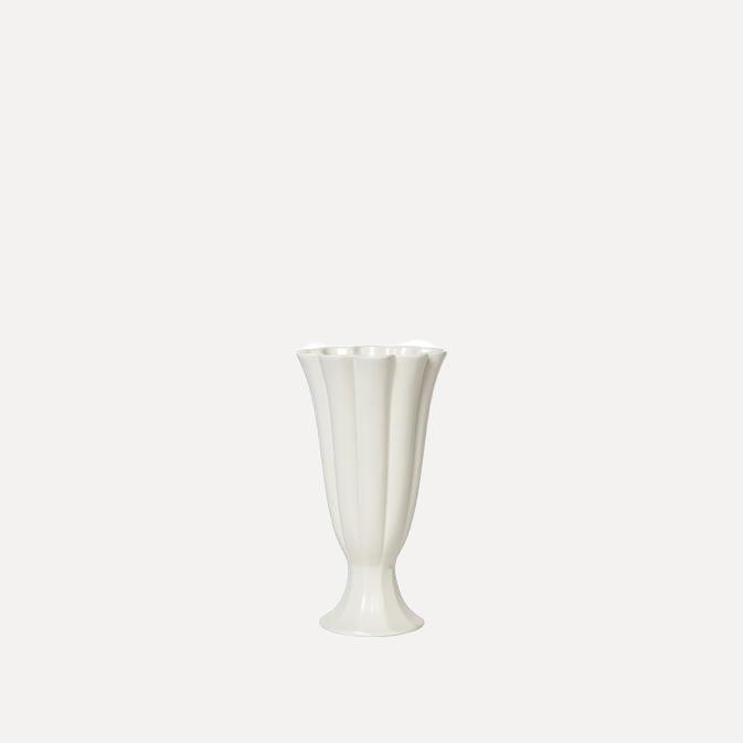 Vase Heli - cremeweiß