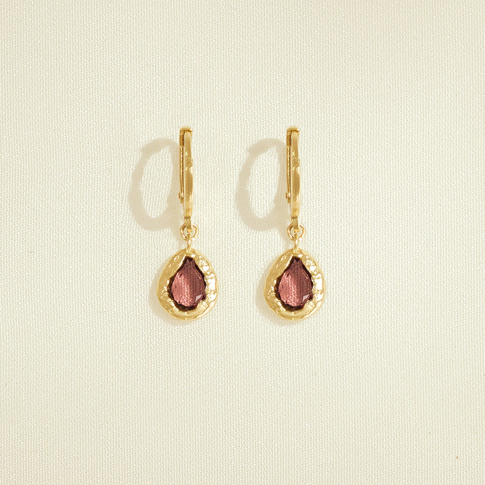 Ohrringe Lysia Rosewood - gold