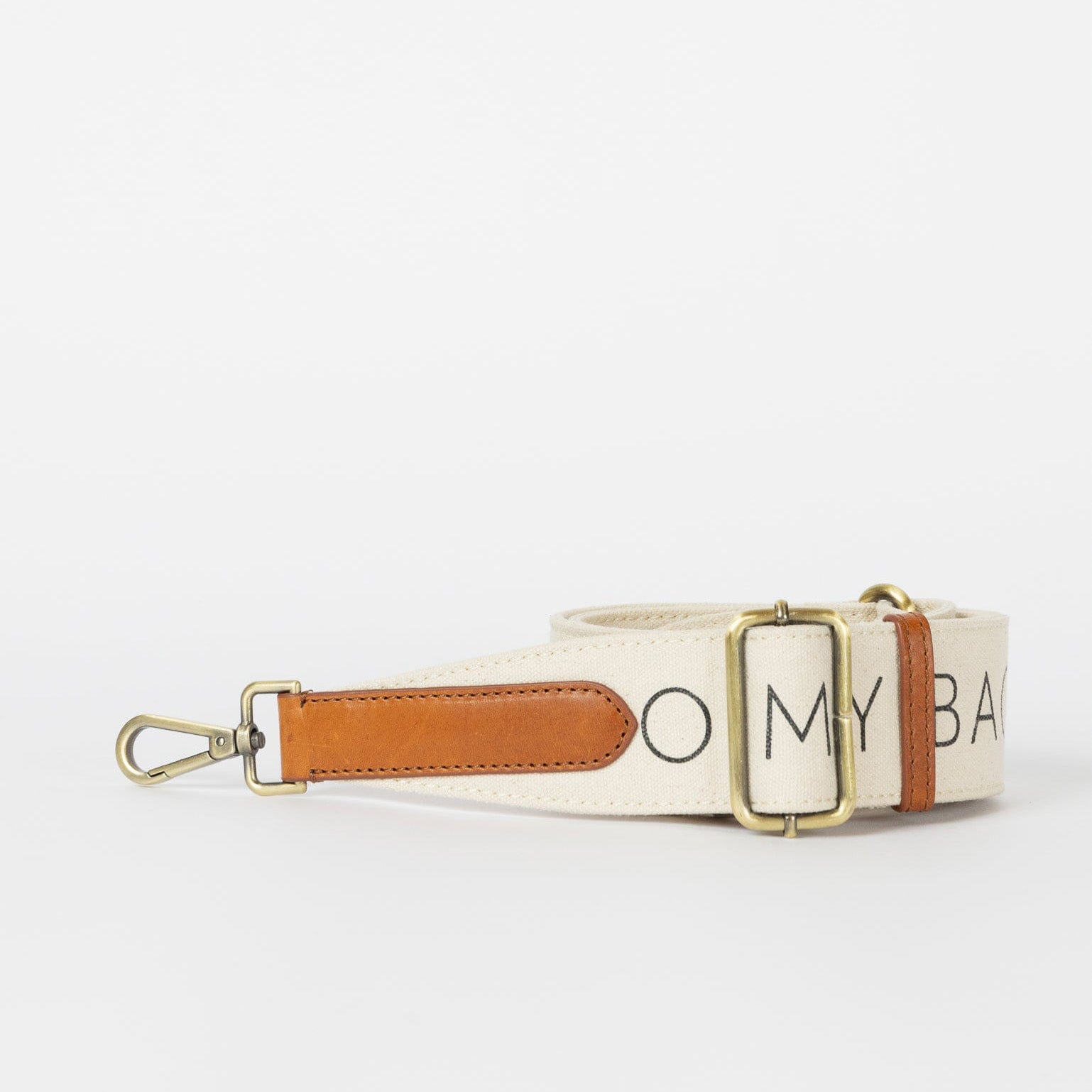 Taschengurt Canvas Logo - Cognac