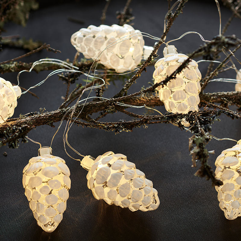 LED-Lichterkette Zapfen Celina