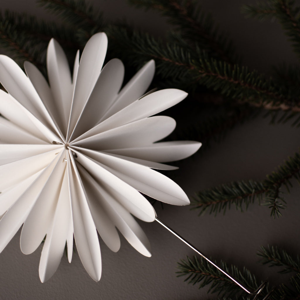 Christbaumspitze Tree Tops Flower weiß