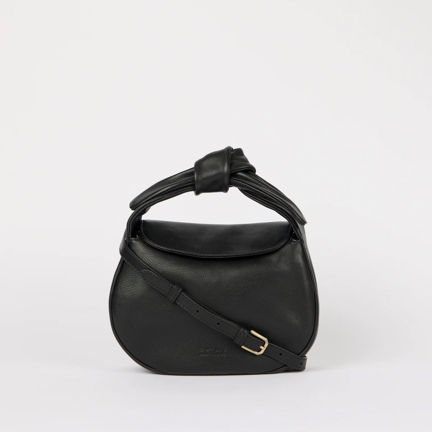 Coco Croissant Tasche - Leder Schwarz