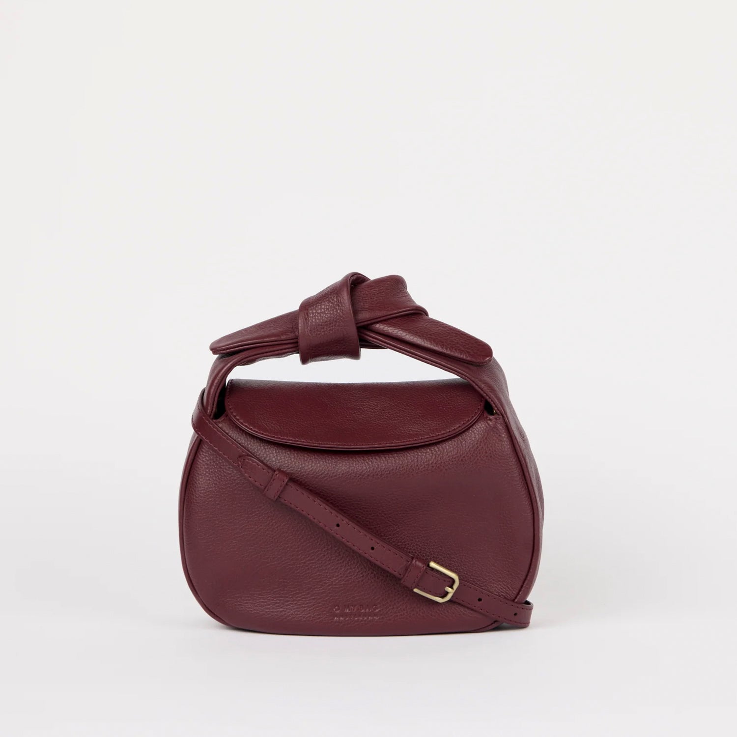 Coco Croissant Tasche - Dark Cherry