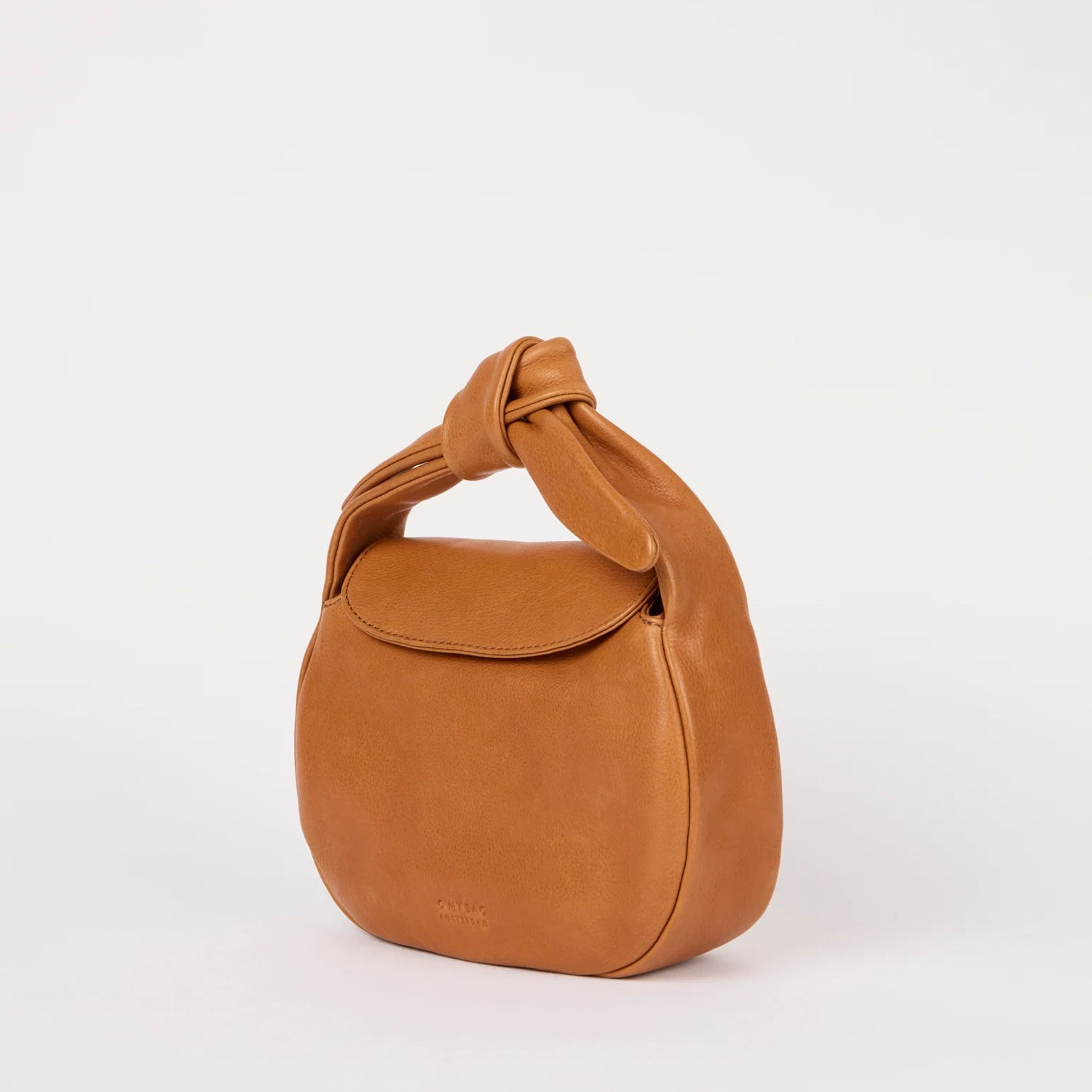 Coco Croissant Tasche - Leder Cognac