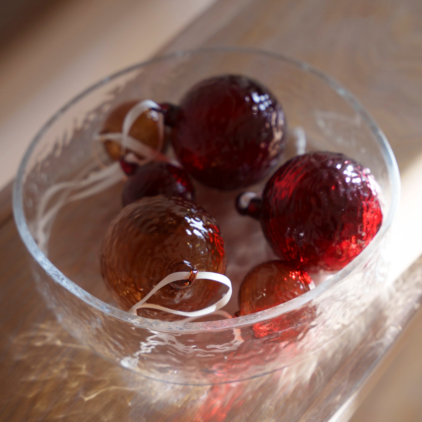 Weihnachtskugel Gry - rot