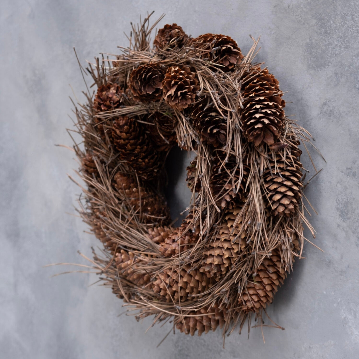 Kranz Zapfen & Piniennadeln - braun