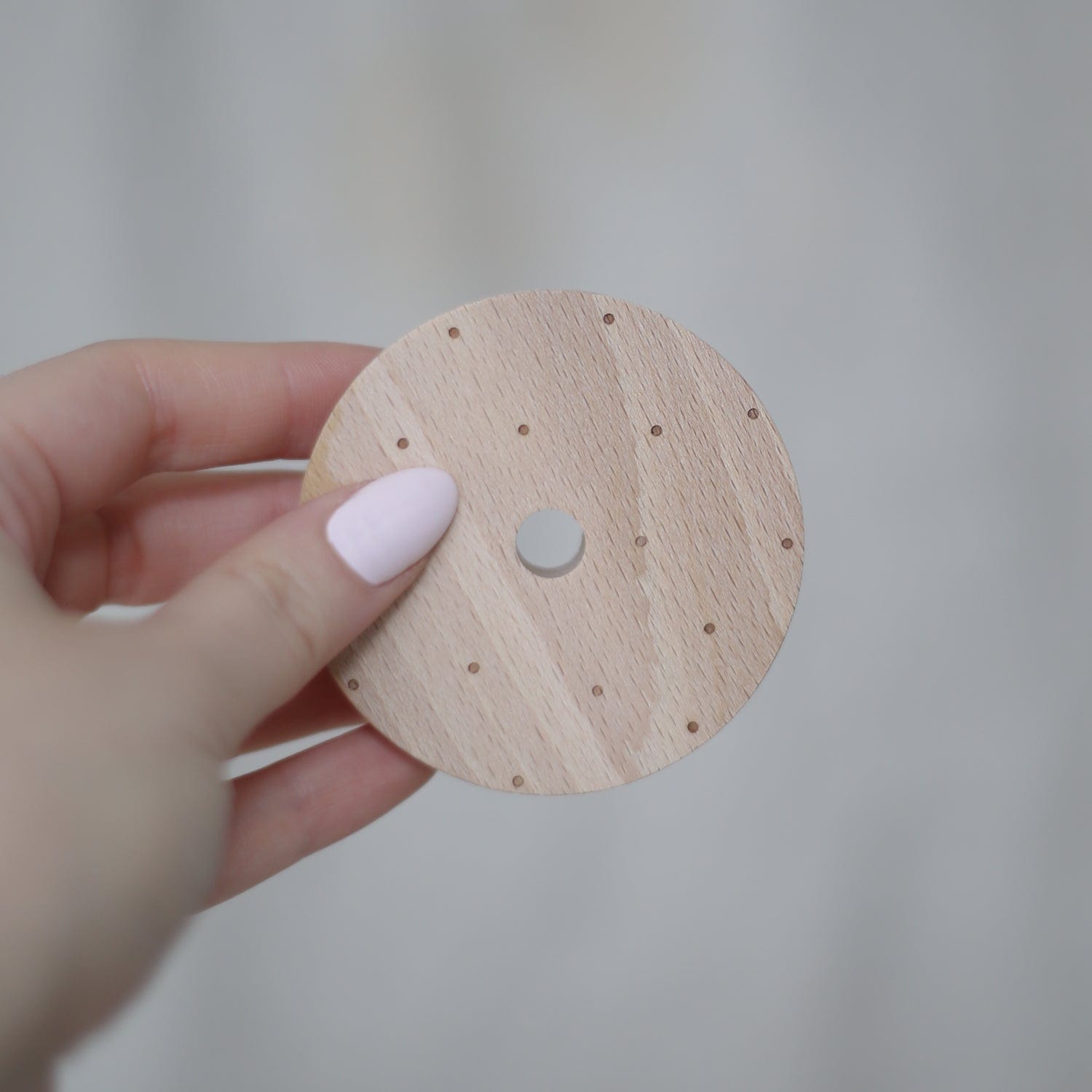 Holzdeckel Punkte für Hohe Trinkgläser