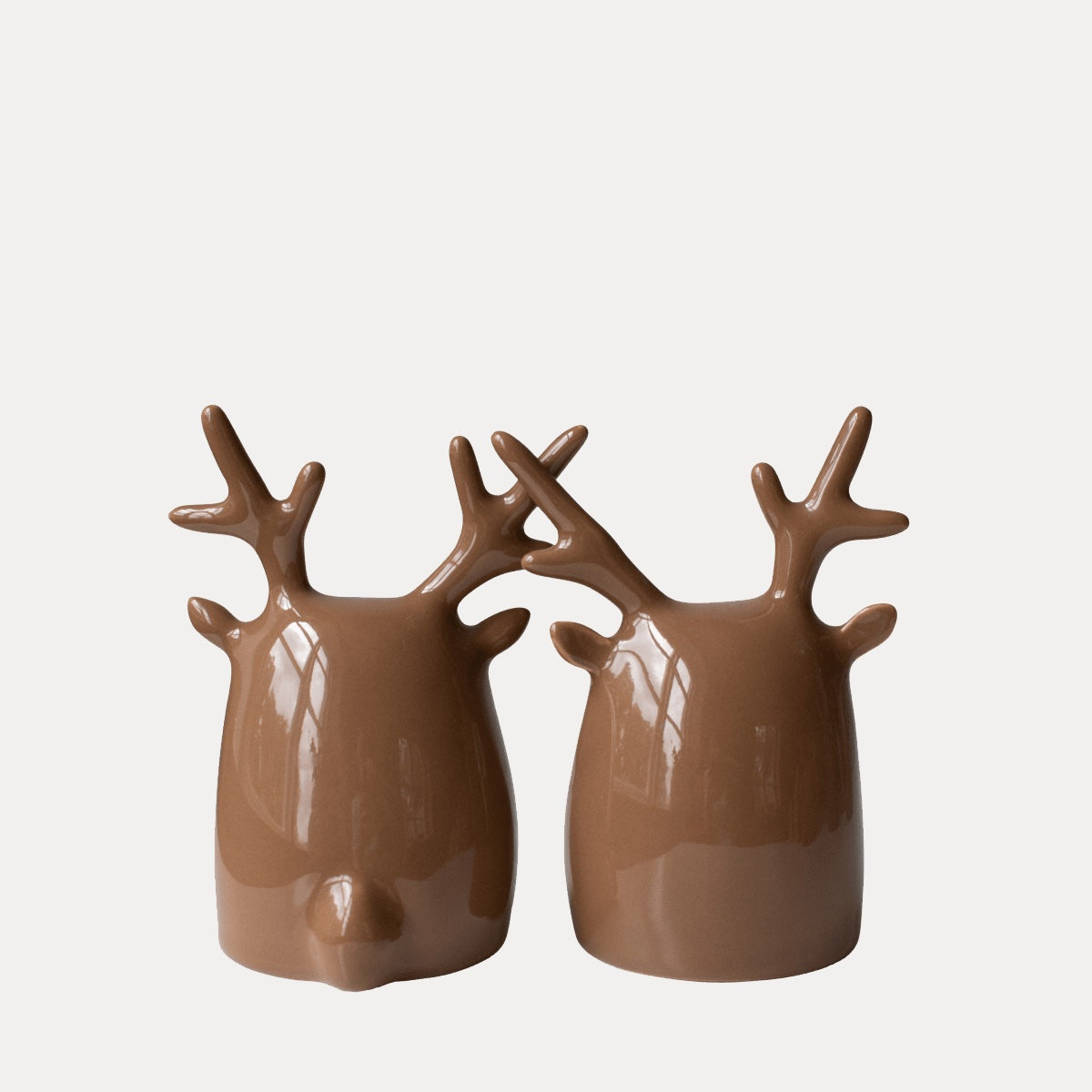 Deer Twins 2er Set - shiny nougat