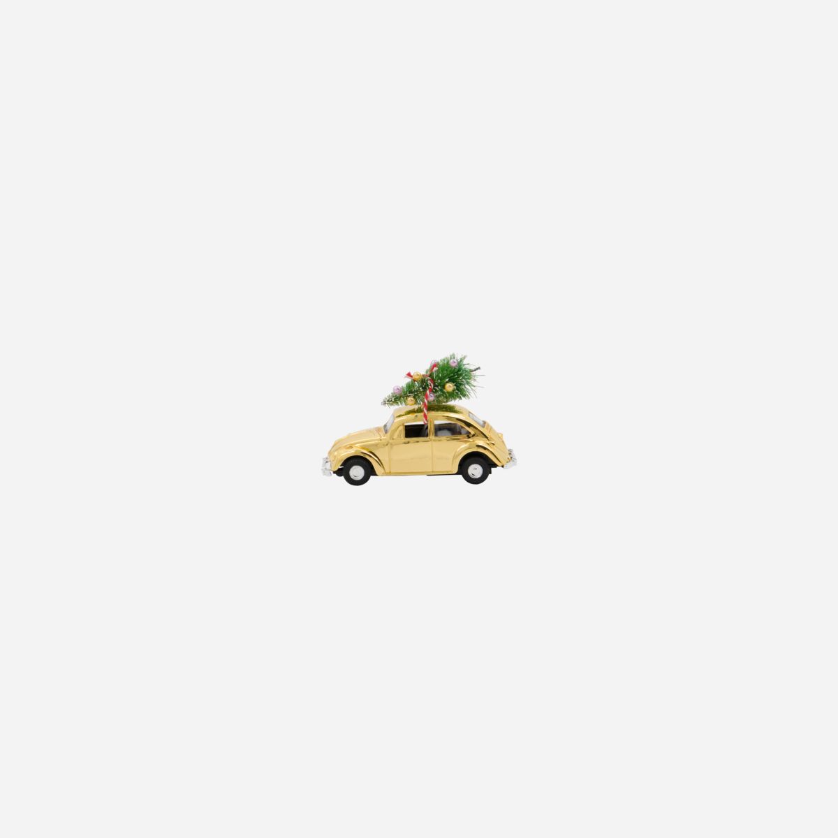 Deko Auto Xmas Car - gold