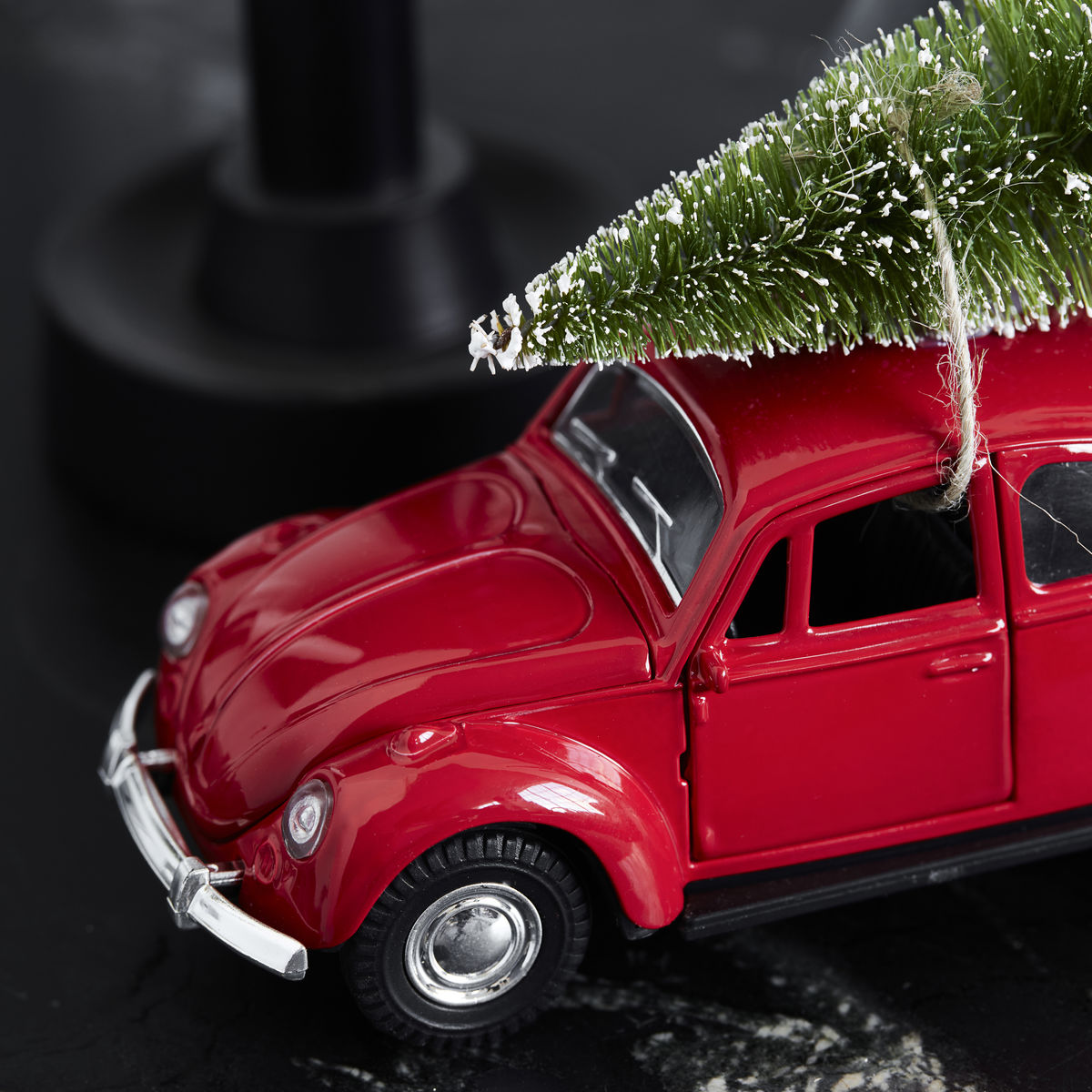 Deko Auto Xmas Car - rot