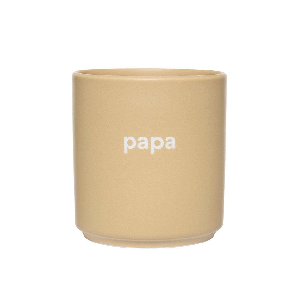 Design Letters Becher papa - beige