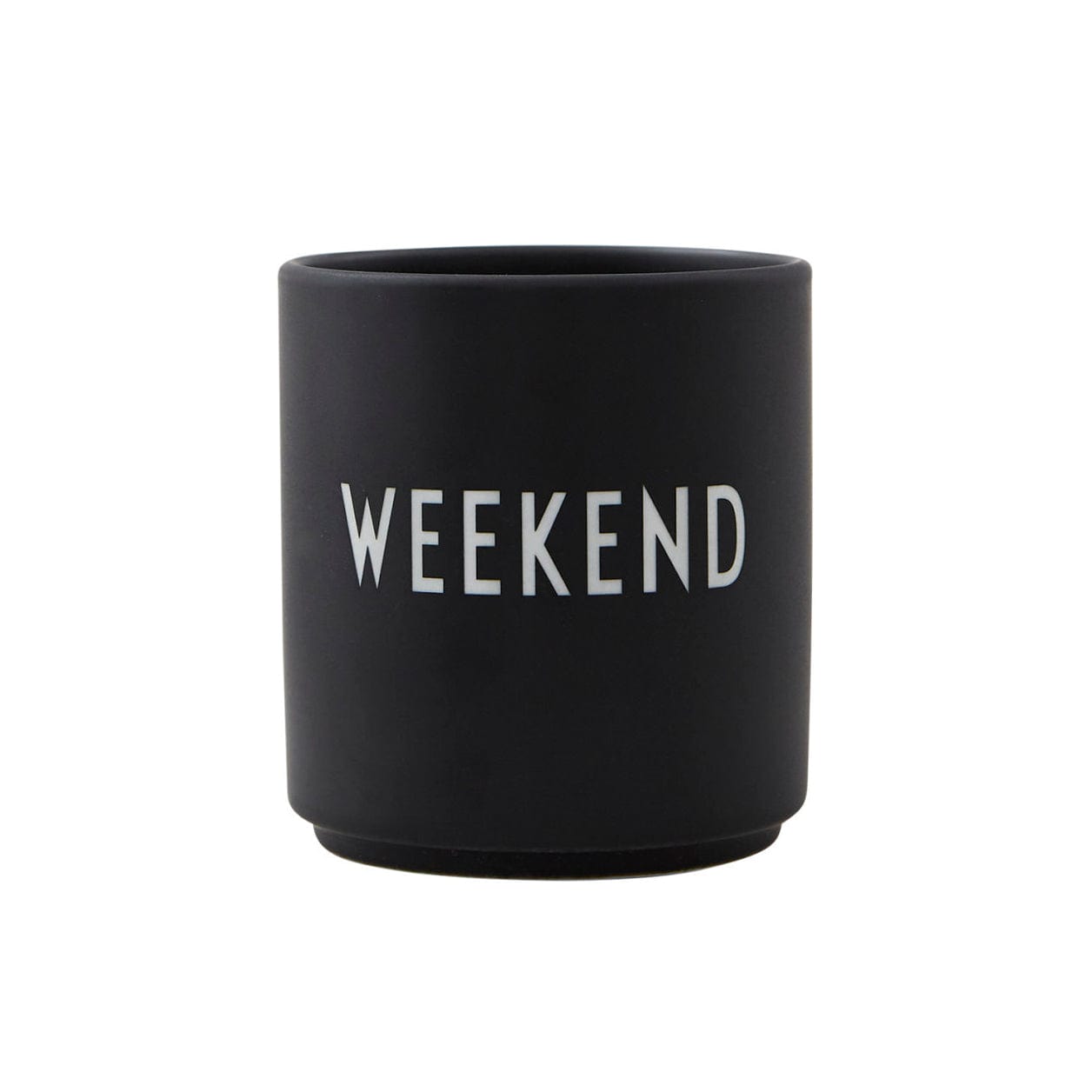 Design Letters Becher WEEKEND - schwarz