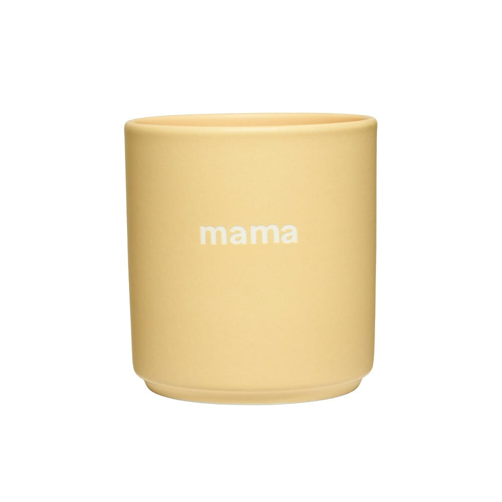 Design Letters Becher mama - gelb