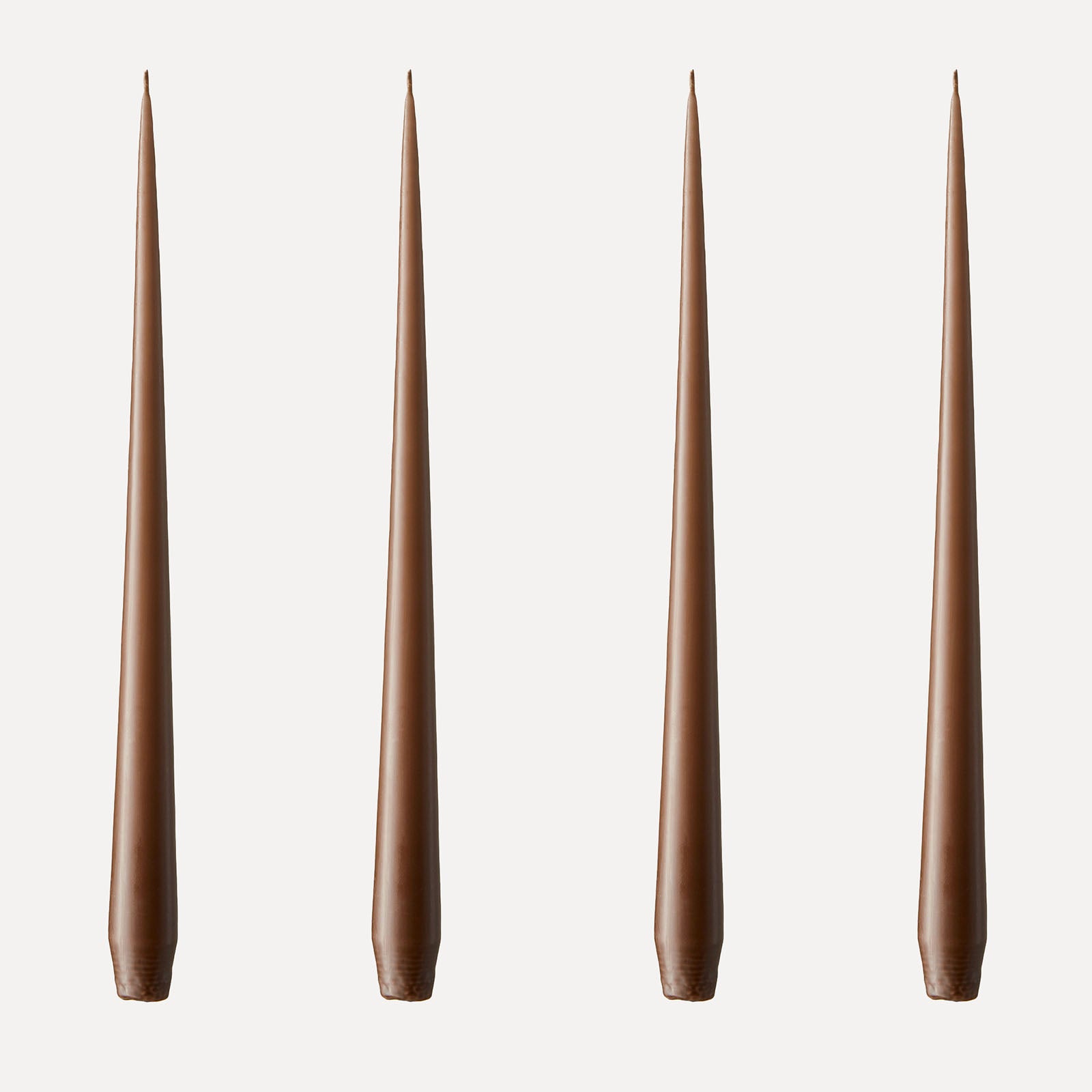 Ester & Erik Stabkerzen 32cm 4er Set - 25 hazelnut
