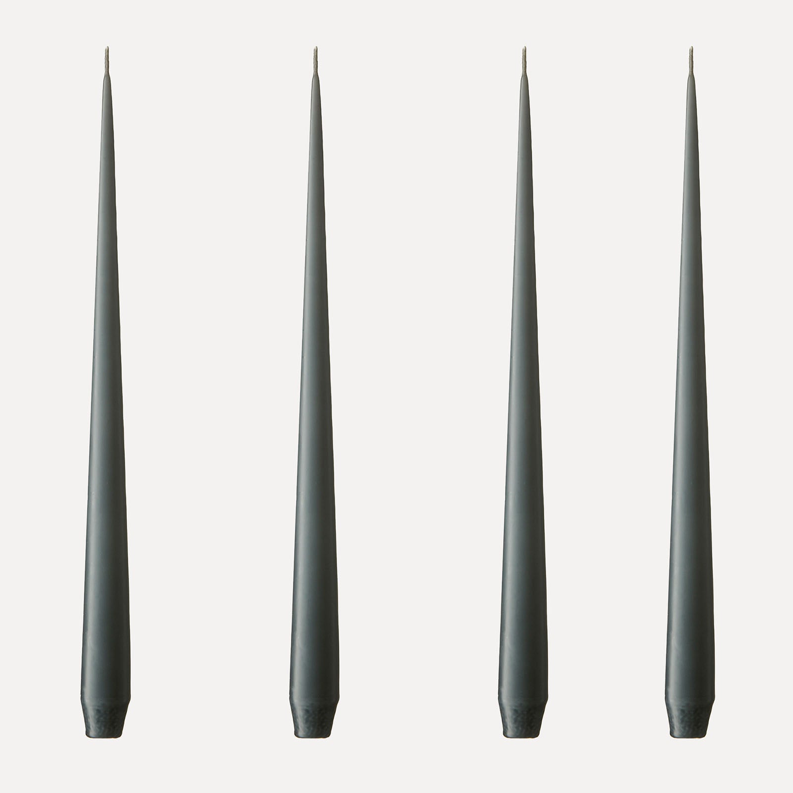 Ester & Erik Stabkerzen 32cm 4er Set - 74 dark slate