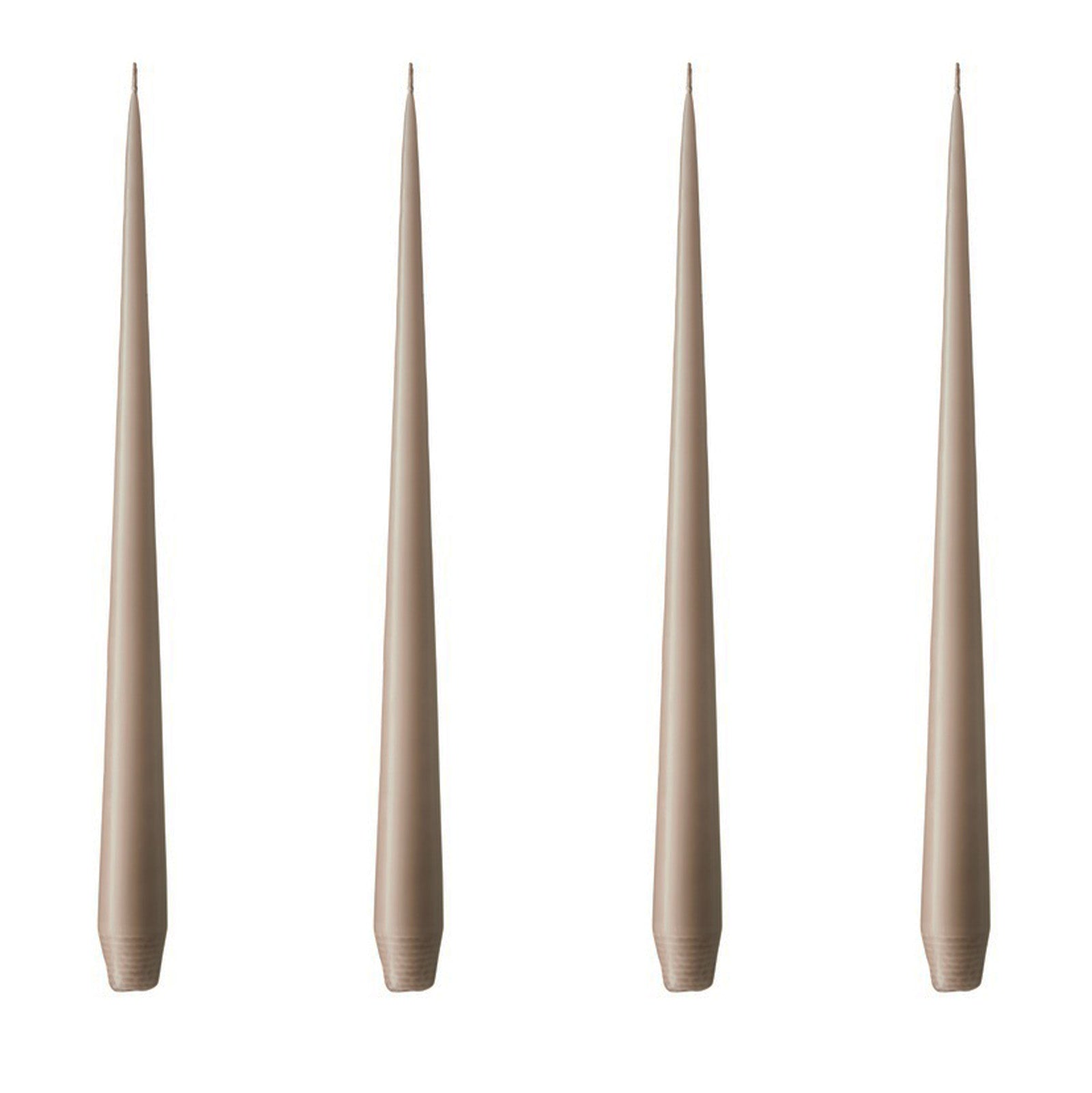 Ester & Erik Stabkerzen 32cm 4er Set - 18 nougat