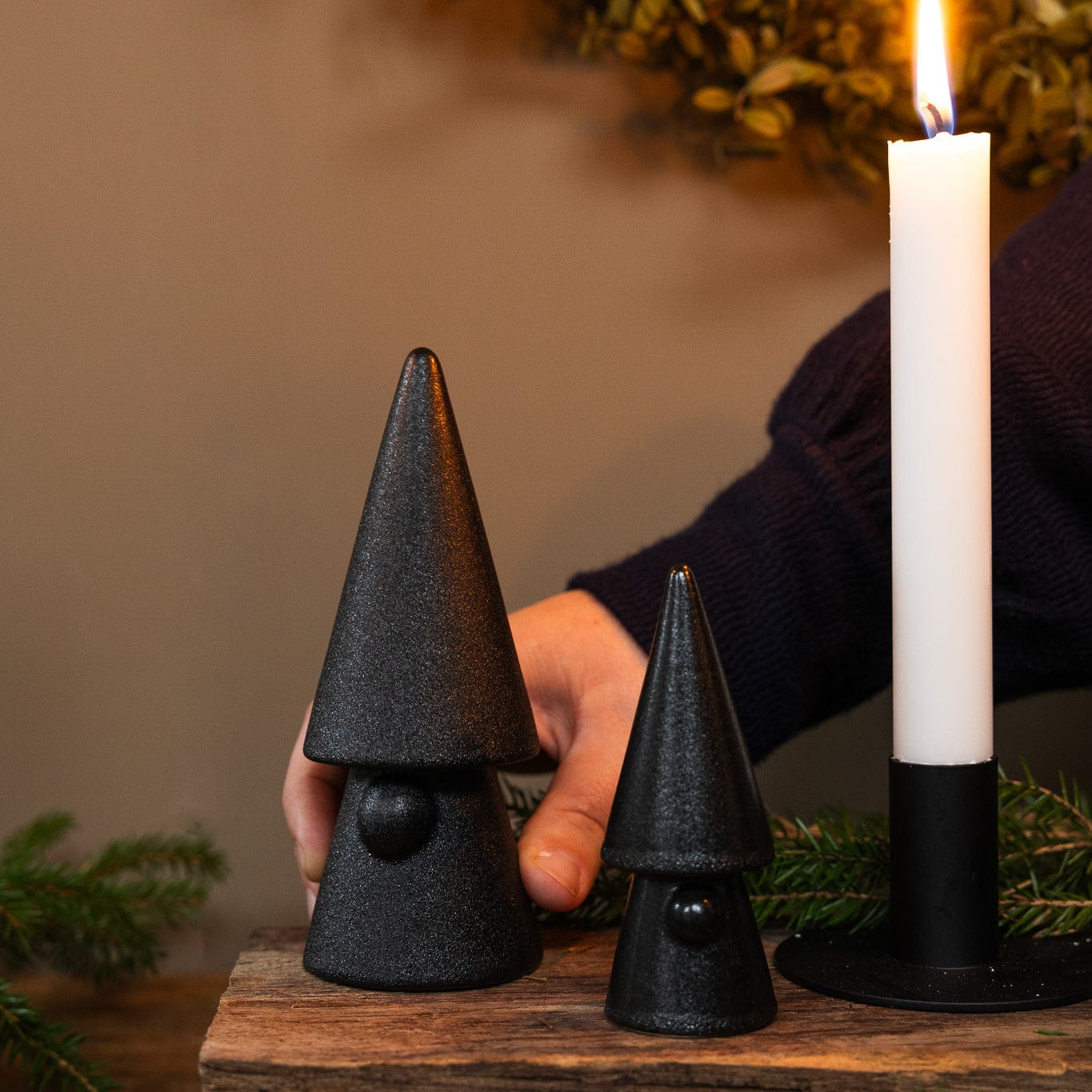 Evert Weihnachtsdeko - schwarz