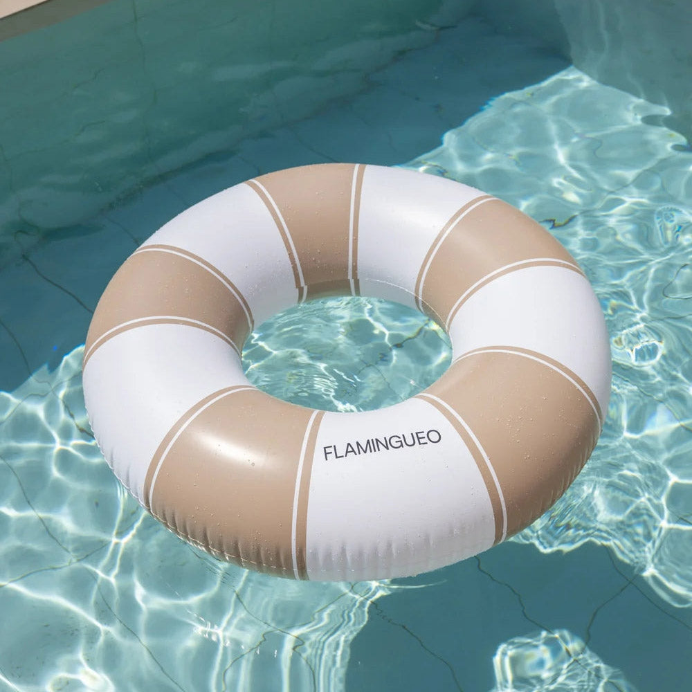 Schwimmring Streifen - beige