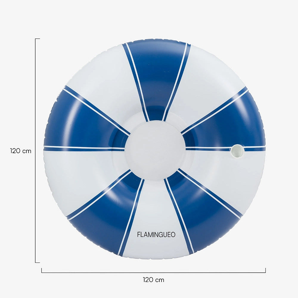 Schwimmring mit Netz XL - blau