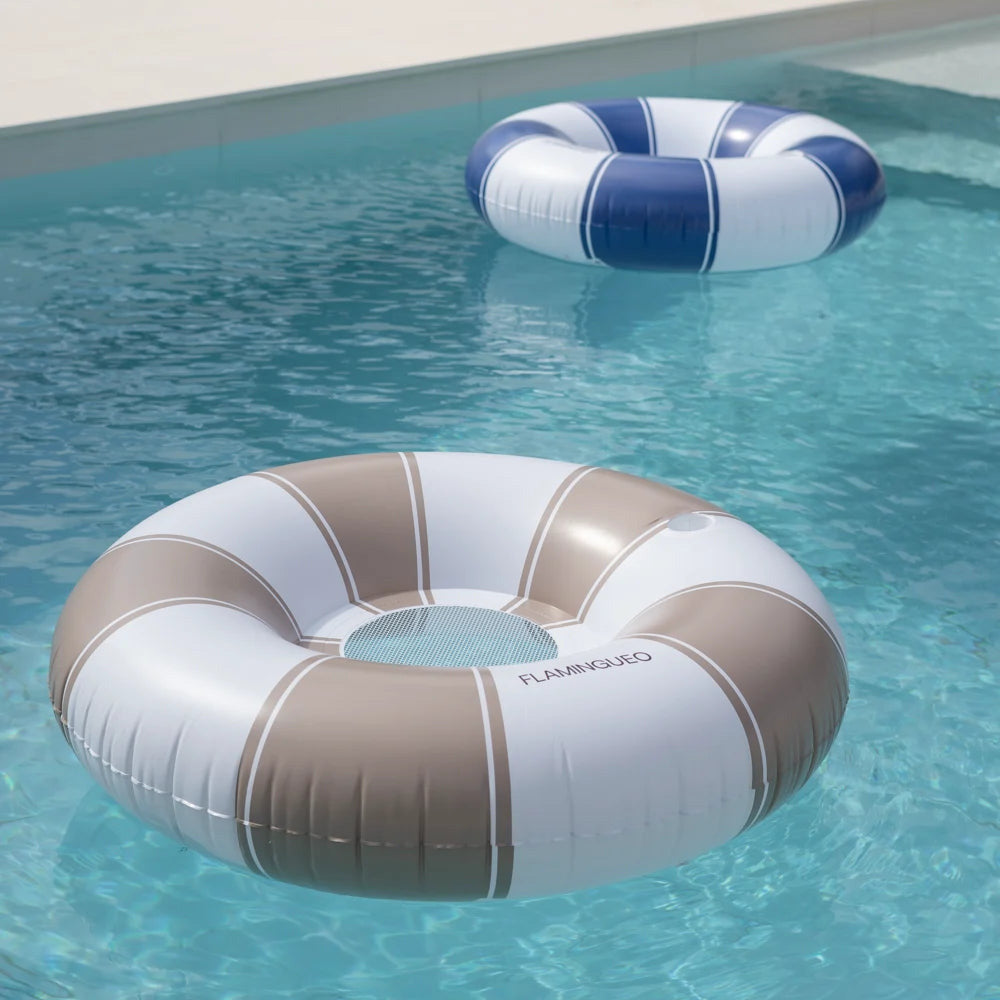 Schwimmring mit Netz XL - beige