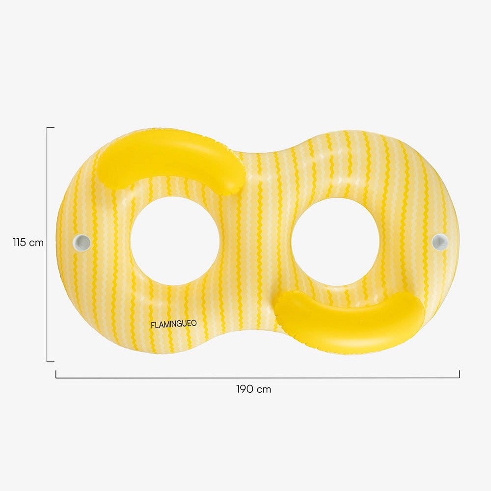 Doppelter Schwimmring - gelb