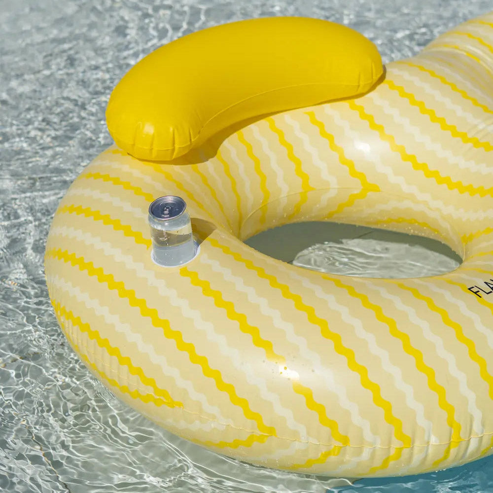 Doppelter Schwimmring - gelb