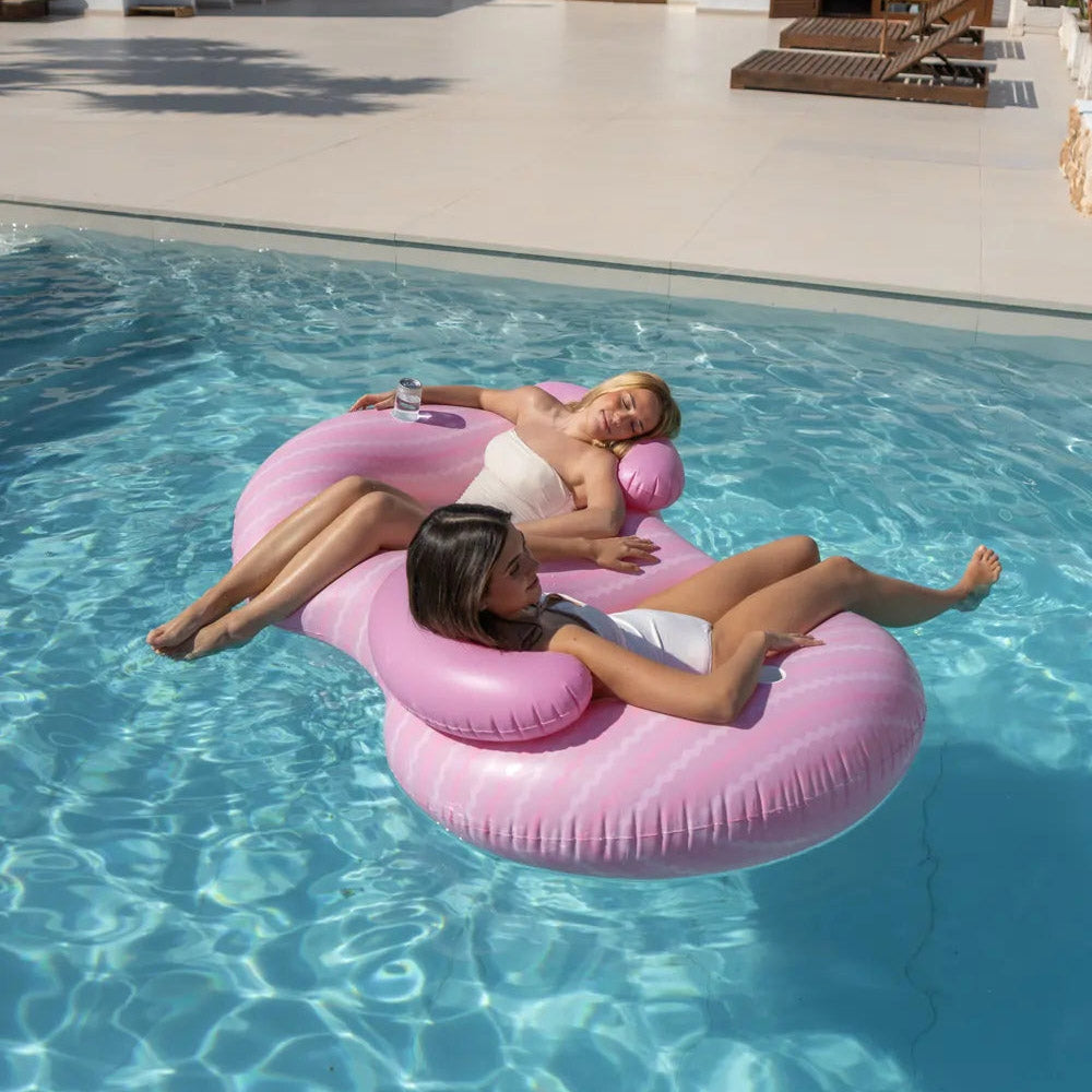 Doppelter Schwimmring - rosa