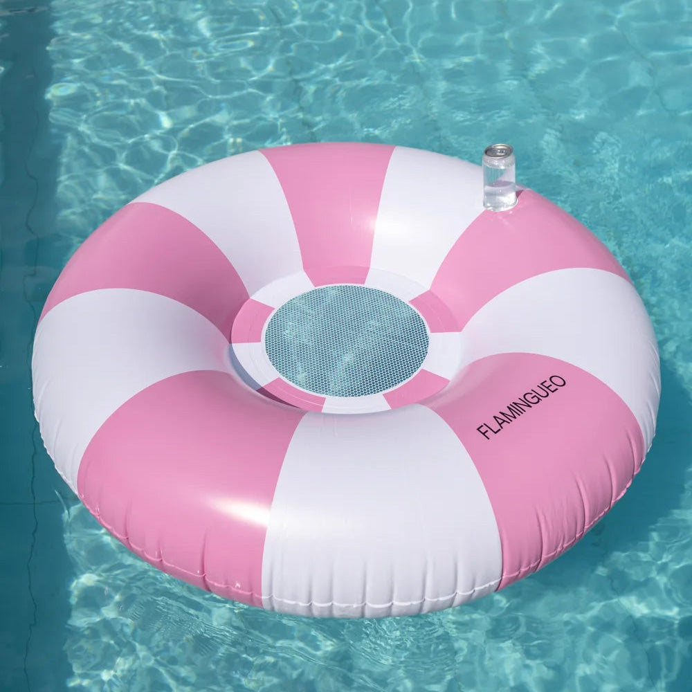 Schwimmring mit Netz XL - rosa