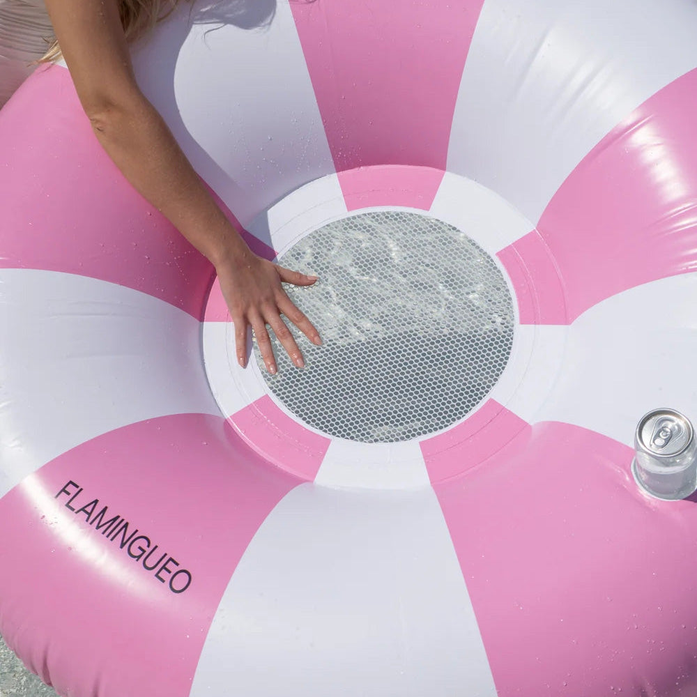 Schwimmring mit Netz XL - rosa