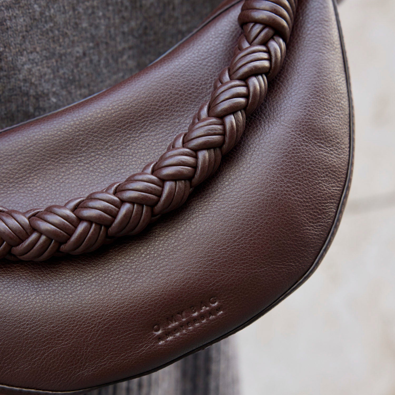Leo Tasche - Leder Chocolate mit 2 Straps