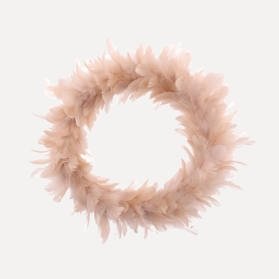 Federkranz Pastell - rosé pfirsich