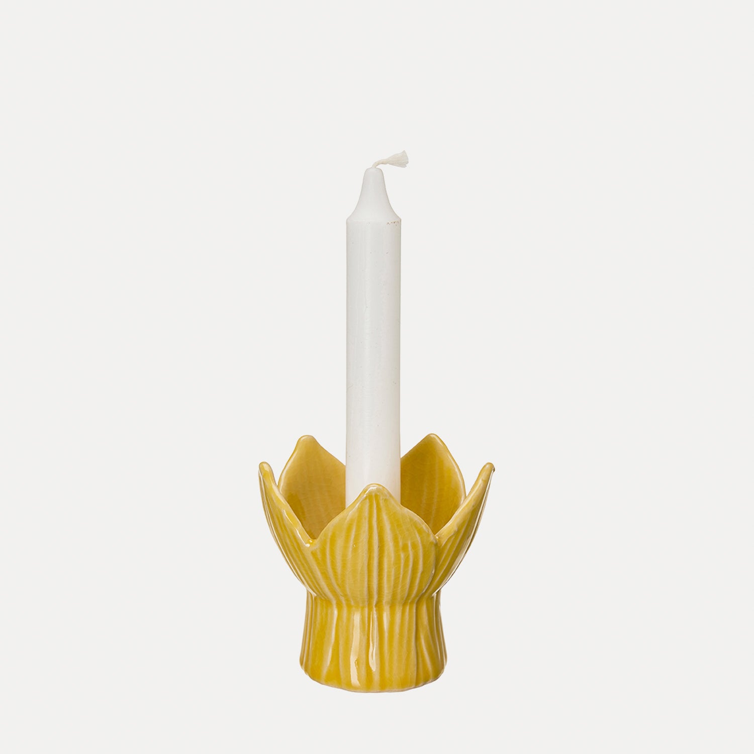 Kerzenhalter Ingela - gelb melange