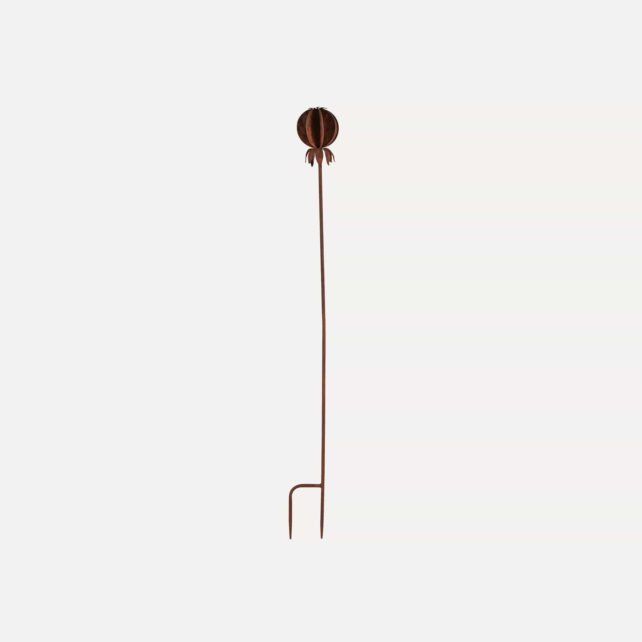 Gartenstecker Poppy Rost