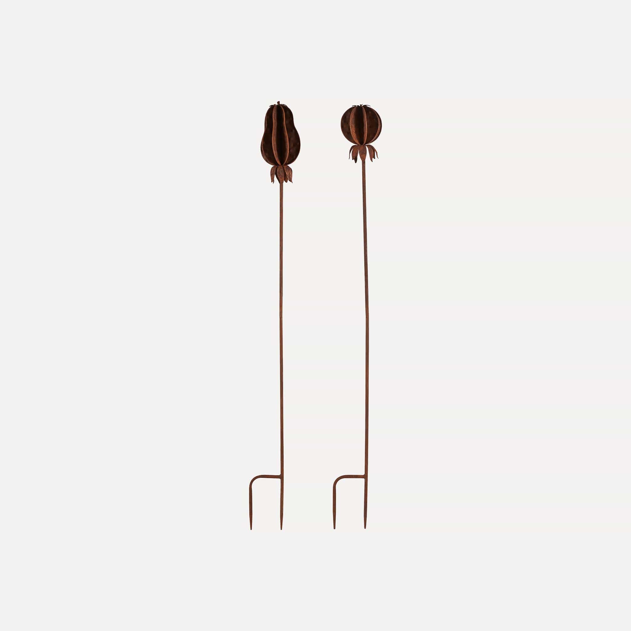 Gartenstecker Poppy Rost