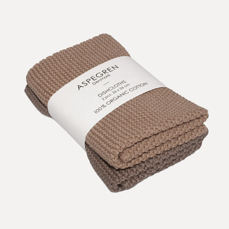 Spültuch 2er Set - Hazelnut