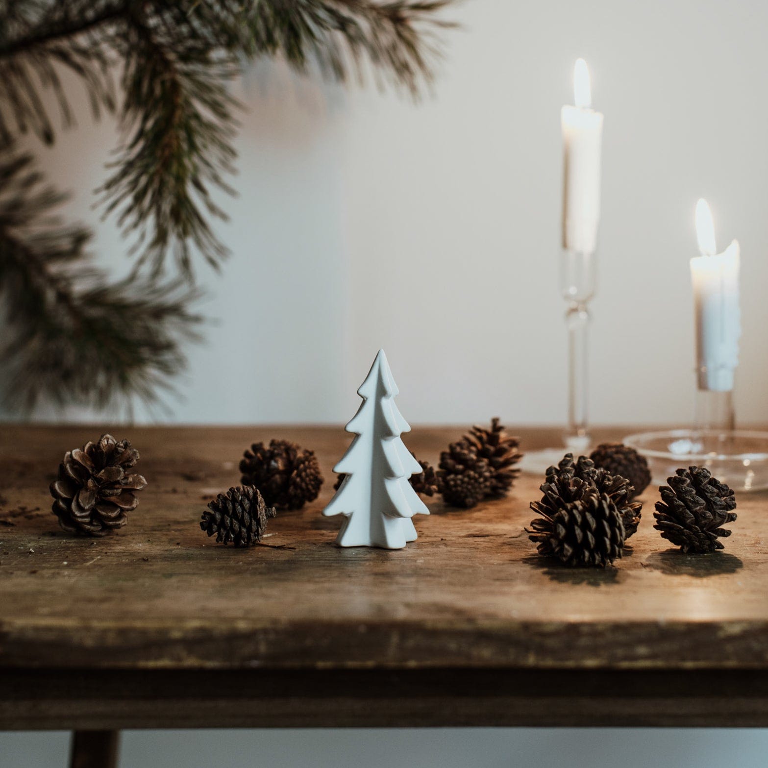 Deko Weihnachtsbaum Granby - weiß